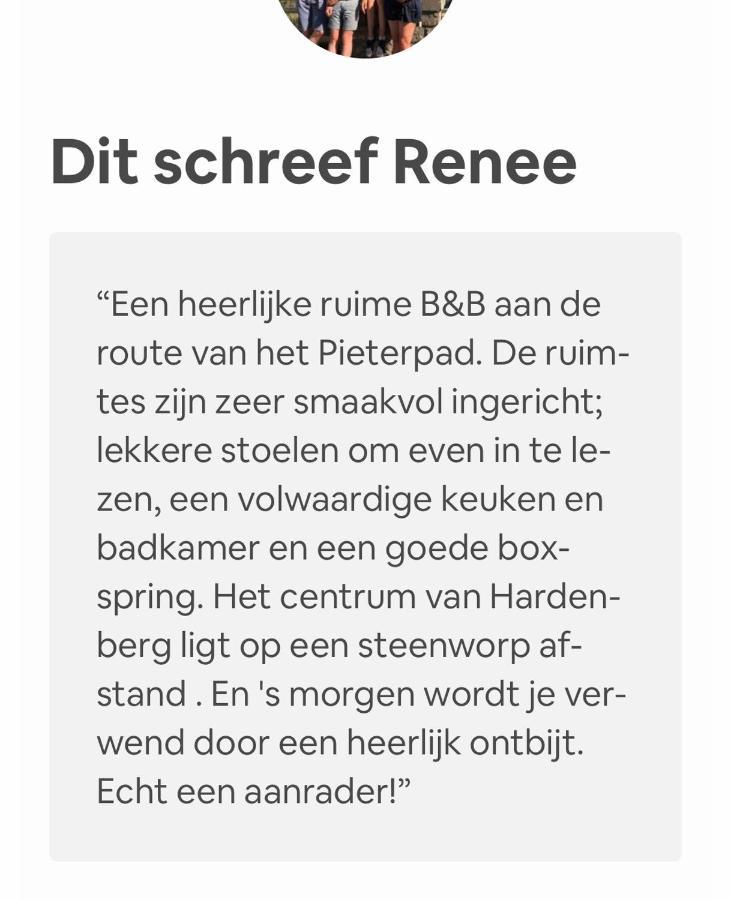 B&B Tussen Vecht En Veer Hardenberg Kültér fotó